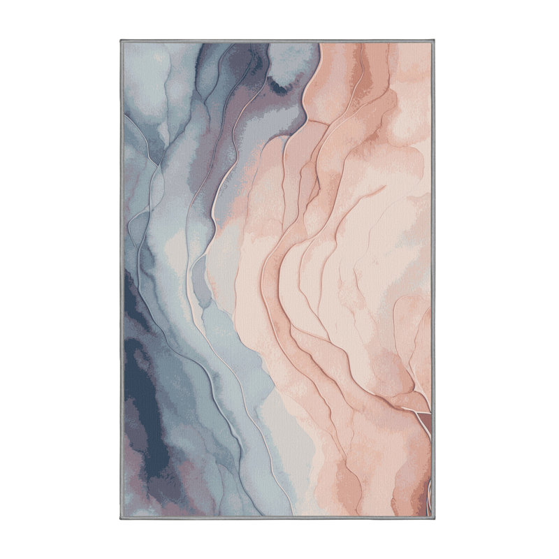 Breeze Bloom Rug, Rectangle 4' x 6'