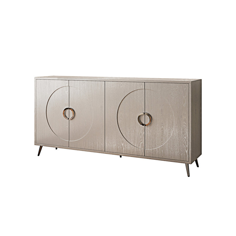 Armoire de rangement Buffet Modern, Champagne