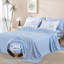 Ensemble d'édredon réversible à motif floral 7 pièces avec ensemble de draps 7 pièces-122766019-122766026