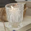 Porte-bougie en verre rétro