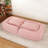 Upholstered  Human Dog Bed For Adults And Pets, Foldable Lazy Sofa Bed With 5 Adjustable Position, Includes 2 Soft Pillows For Bedroom, Living Room, Reading Corner-2128718406