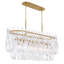 Lustre linéaire 8 lumières Glassara