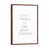 Classic Brown Wood Framed