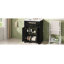 Meuble-lavabo 24 po avec lavabo en céramique intégré, armoire de salle de bain avec 2 portes, 1 tiroir basculant et meuble-lavabo simple pour petite et moyenne salle de bain-130940491