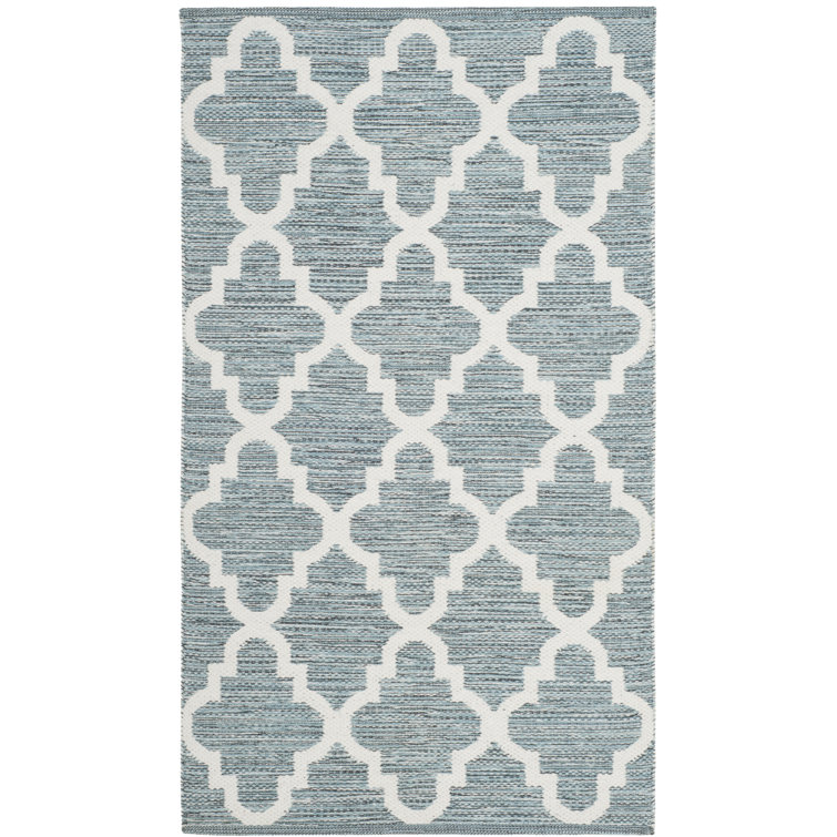 Tapis géométrique tissé à la main Eliana