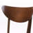 Jaxon Faux Leather Side Chair in Natural Oak Finish and Black, 31.5'' H X 17.56'' W X 19.69'' D