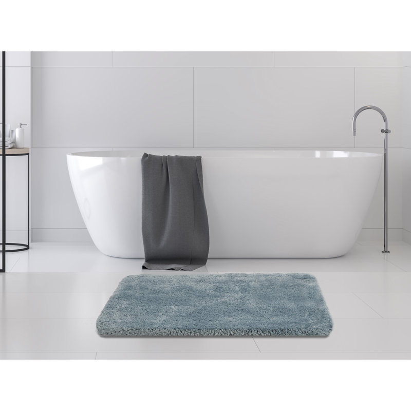 Tapis pour salle de bain Peace Peace, Turquoise / bleu