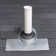 18" x 18" No-Calk Galvanized Steel Vent Pipe Roof Flashing with 2" Diameter
