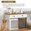 Caisse pour chien en bois robuste avec rangement