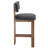 Upholstered Stool With Solid Wood Frame-1150270786