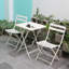 Ensemble bistro 3 pièces de table carrée pliable et chaises-861189390