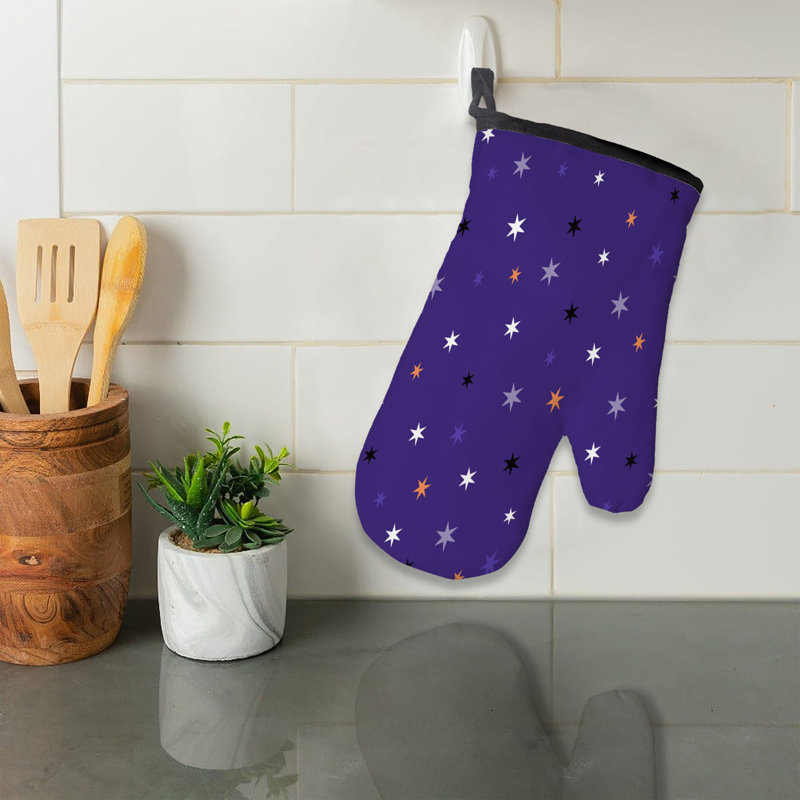 Ghostly Good Vibes Oven Mitt Cotton Twill