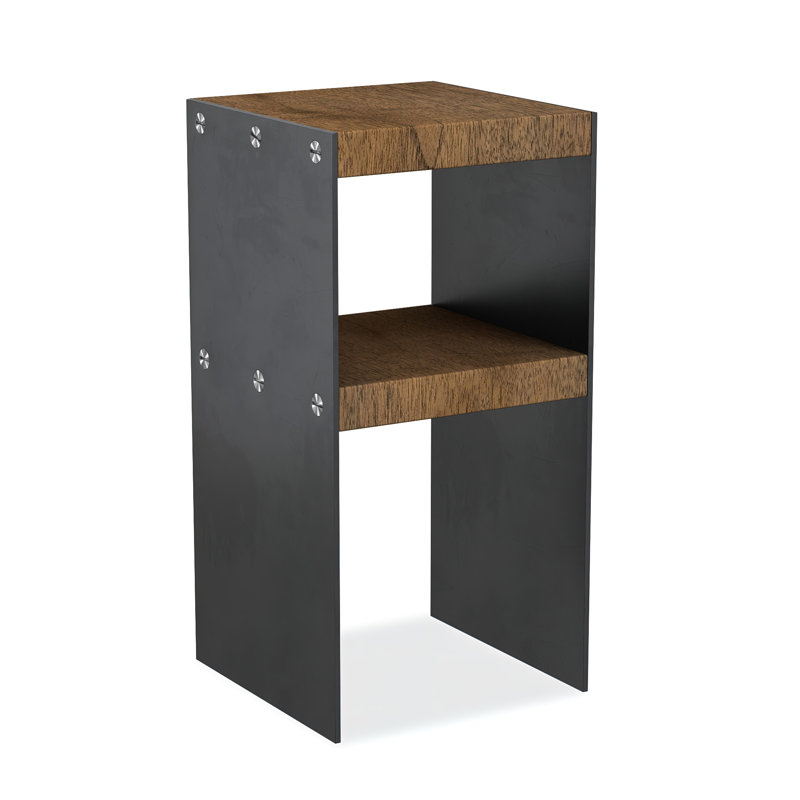 Solid Wood Top End Table