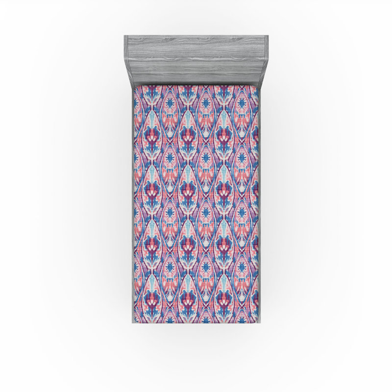 Drap-housse à motif abstrait hippie bohémien Ambesonne, Drap-housse de taille simple