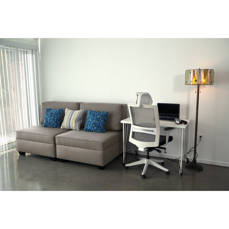 Canapé convertible Anke, Tissu Revolution Performance Fabrics® brun, 30 po x 60 po x 32 po