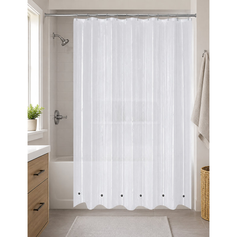 Doublure de rideau de douche en vinyle Jamarl, H 78 po x l 54 po, Transparent