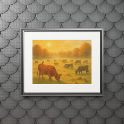 Clinger Single Picture Frame Print