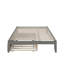 Lit plateforme robuste en bois massif avec lit gigogne Aayanna-448667739-447822423