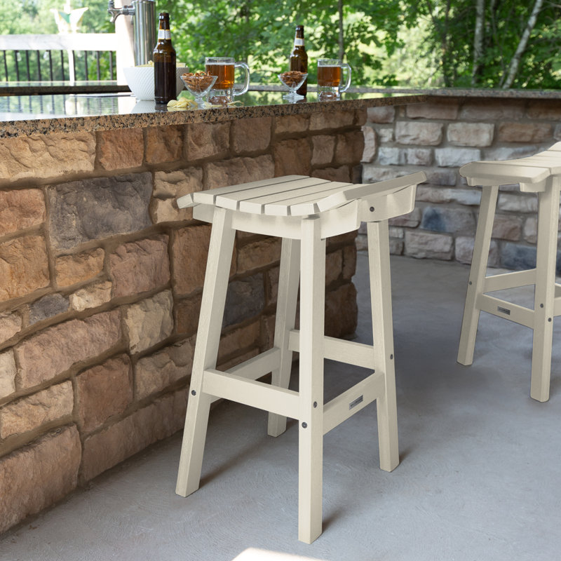 Tabouret Preet, Blanc délavé