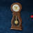 QXH071BLH Pendulum Wall Clock, Brown