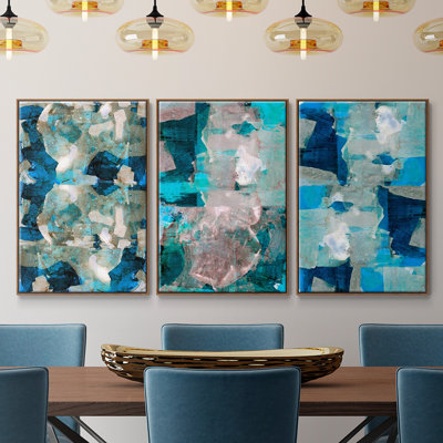 «Impasto I», reproduction sur toile 3 pièces