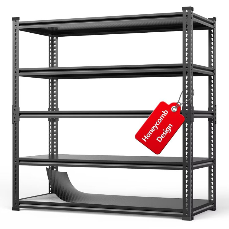 Étagères de garage pour tablettes de rangement robustes d'une capacité de 3000 lb, H 72 po x l 47,2 po x P 24 po