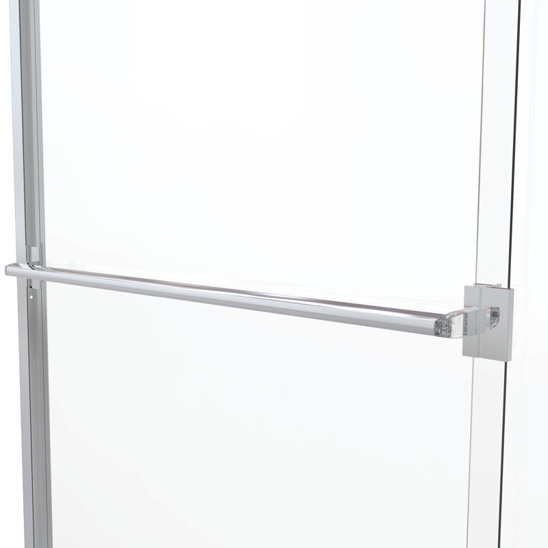 Classic 40" W x 65.5" H Frameless Shower Door, Clear