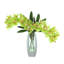 Arrangement d'orchidées dans un vase miroir-884489743