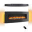 21.33 Inch High Electric Fireplace - 5000 /H Heat, Multi Colour Flame, Timer Function, /Ul , Vent 48 Curved Front Wall Mounted With Remote Flame & , 1400W /H, 11 Temp Settings,/Ul