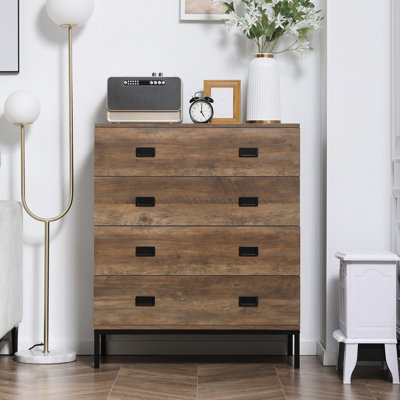 Seidman 80cm W 4 - Drawer Chest of Drawers