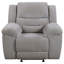 Fauteuil inclinable et oscillant gris Sebring