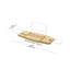 Freestanding Bamboo Bathroom Accessory Tray