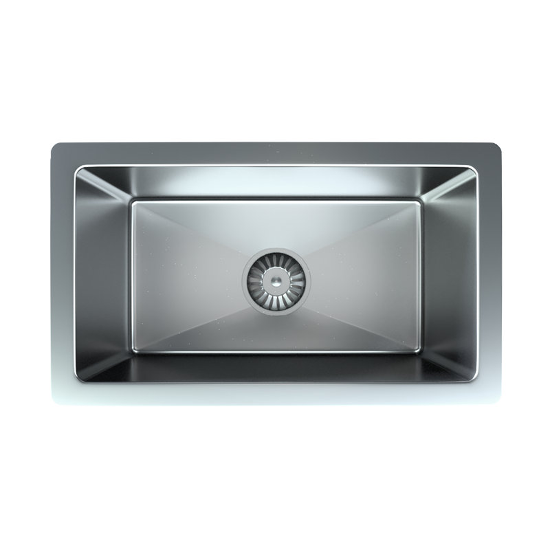 18'' L Single Bowl Stainless Steel Kitchen Sink
