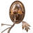 Rustic Lodge Armed Sconce