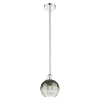 Edison - Brookhaven Globe - 1 Light 8" Stem Hung Mini Pendant