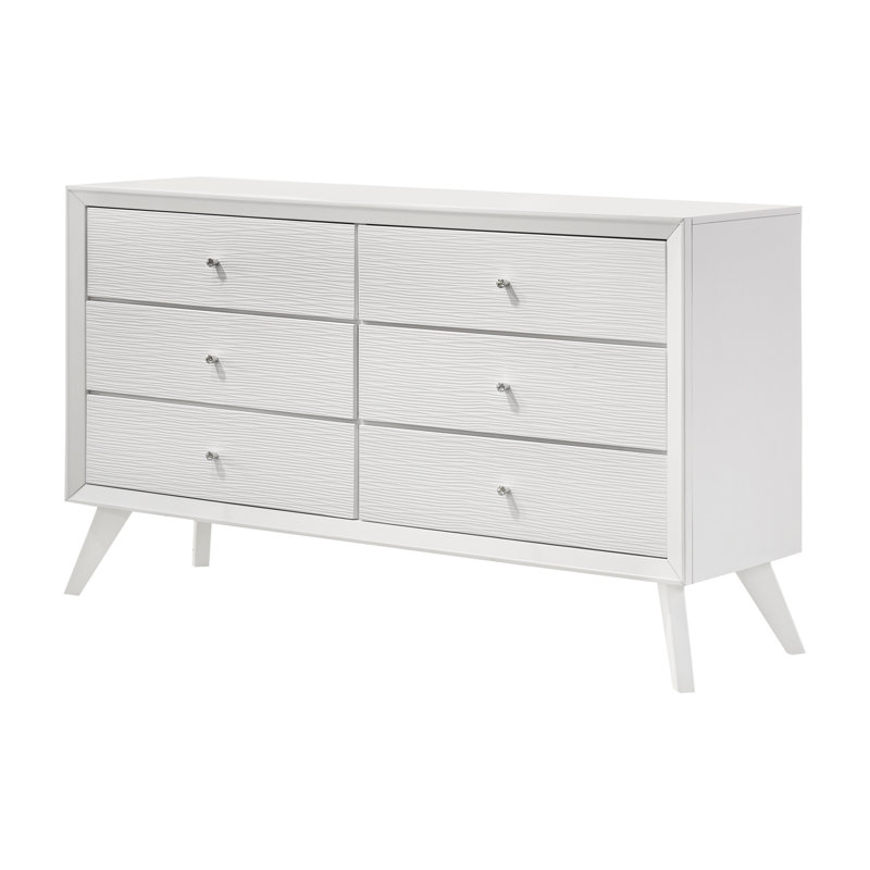Commode double à 6 tiroirs Johnique