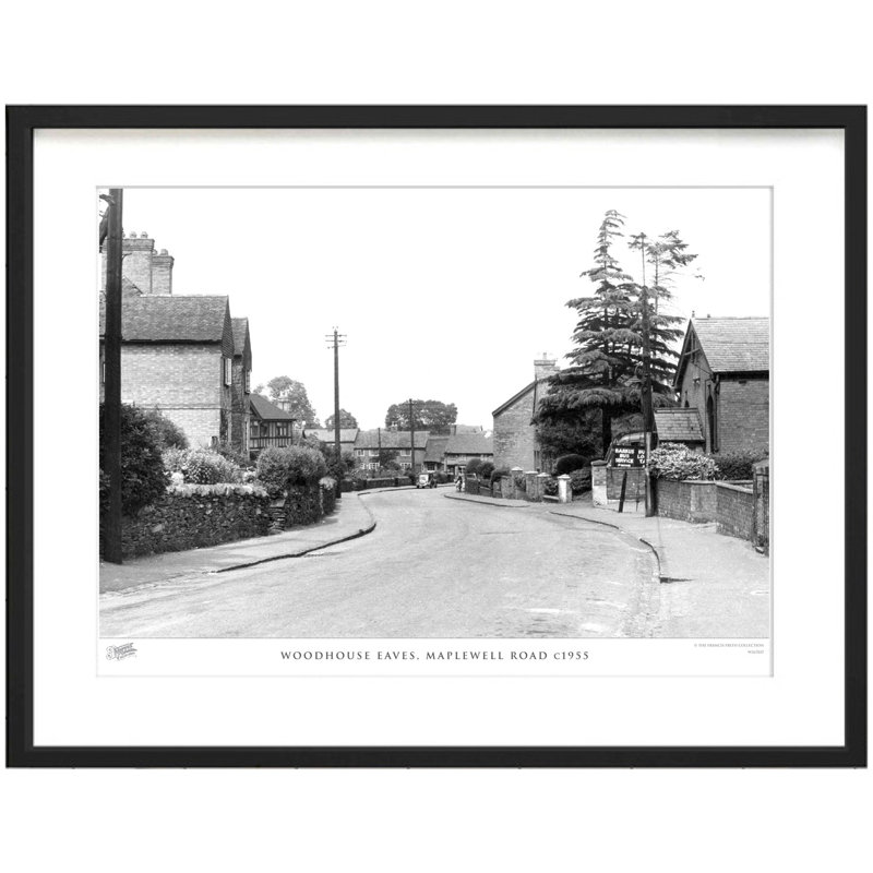 Woodhouse Eaves, Maplewell Road C1955 - Single Picture Frame Print, 48.4cm H x 63.6cm W x 2.3cm D