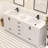 Maya 72'' Double Bathroom Vanity with White Quartz Top-101808783-101808780