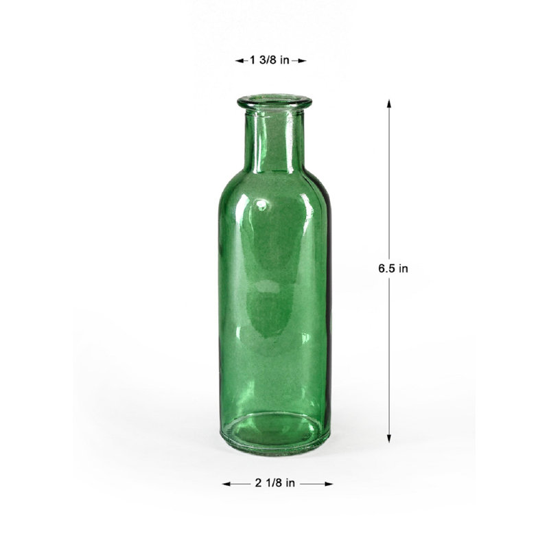Ensemble de pots en verre 6 pièces Pinkham, Vert