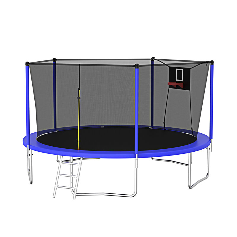 Trampoline 14 pi, Bleu