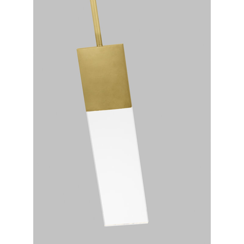 Kulma 1 - Light LED Pendant, Natural Brass