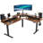 VIVO 2-Tier Electric 63" x 55" Corner Desk, DESK-E3CVB Series-83830743