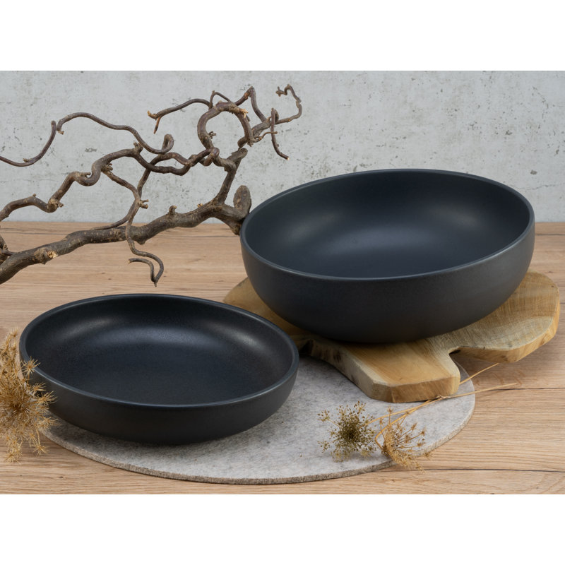 Creatable Uno Salad Bowl, Black