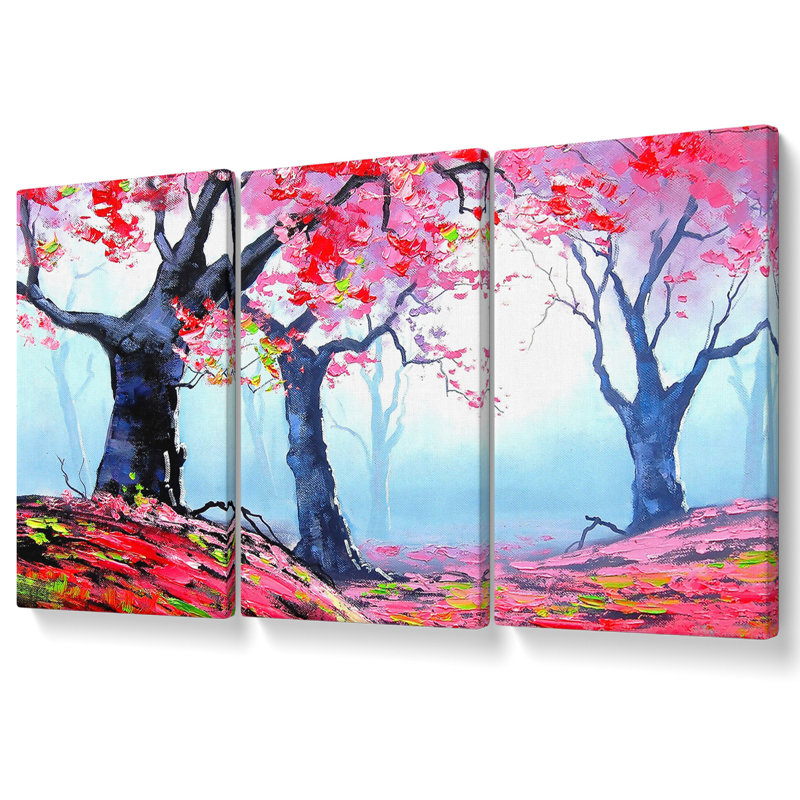 Union Rustic Spring - 3 Piece Wrapped Canvas Graphic Art | Wayfair.co.uk