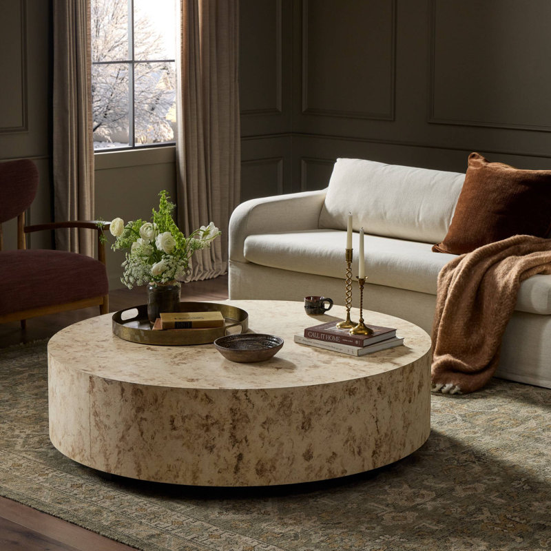 Hudson Coffee Table, Spalted Primavera, Spalted Primavera