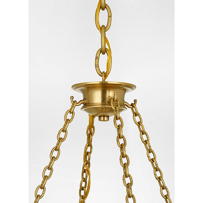 Quinn 28" Chandelier by Marie Flanigan, Soft Brass, 9 Lights