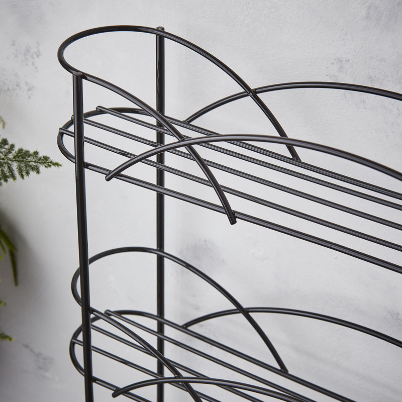 Freestanding Spice Rack, Black