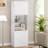 Azarias 71" H x 23.6" W Standard Bookcase with 4 Doors and Adjustable Shelves-1344362775