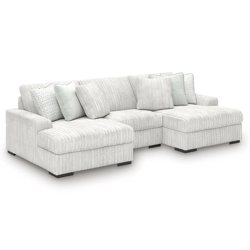 Canapé modulaire 3 pièces avec méridienne double Stupendous