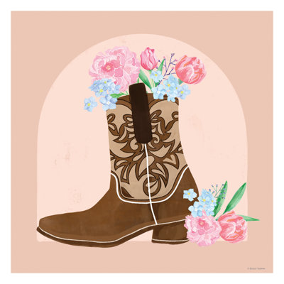 Botte de cow-boy floral
